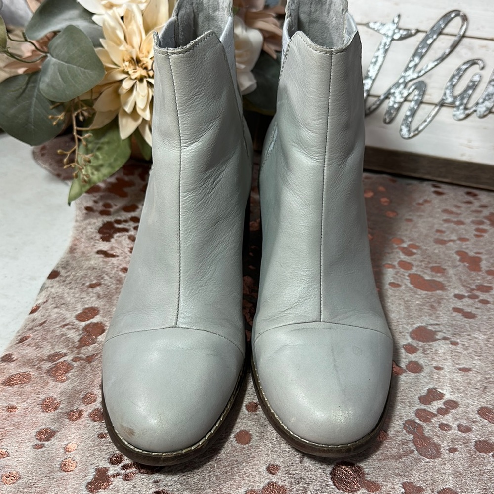 Tom’s leather booties